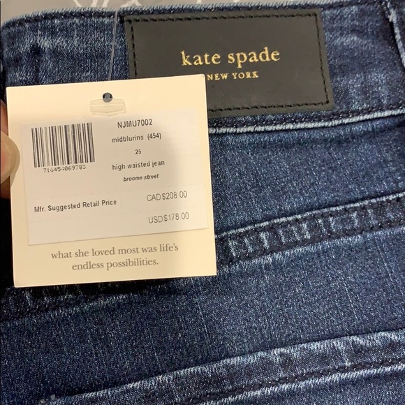 Kate Spade ♠️ Jeans - Picture 3 of 6